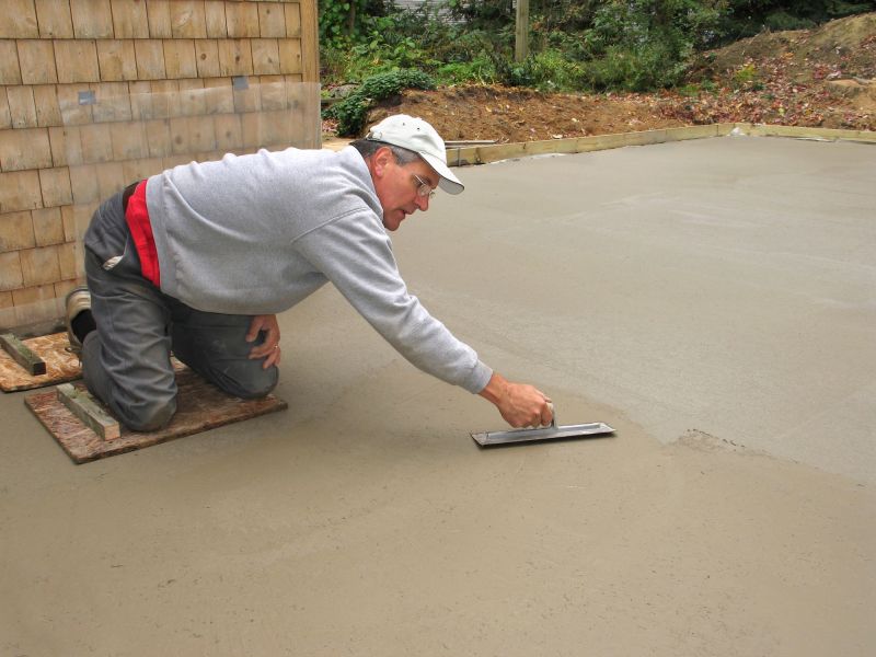 Properly Timed Concrete Pour